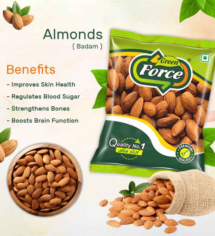 Almond (બદામ) - Protein Rich & Heart Healthy