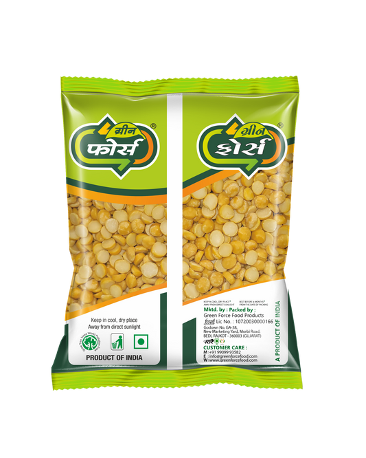 Chana Dal (ચણાદાળ) | Protein Rich | Unpolished - Green Force Food Products