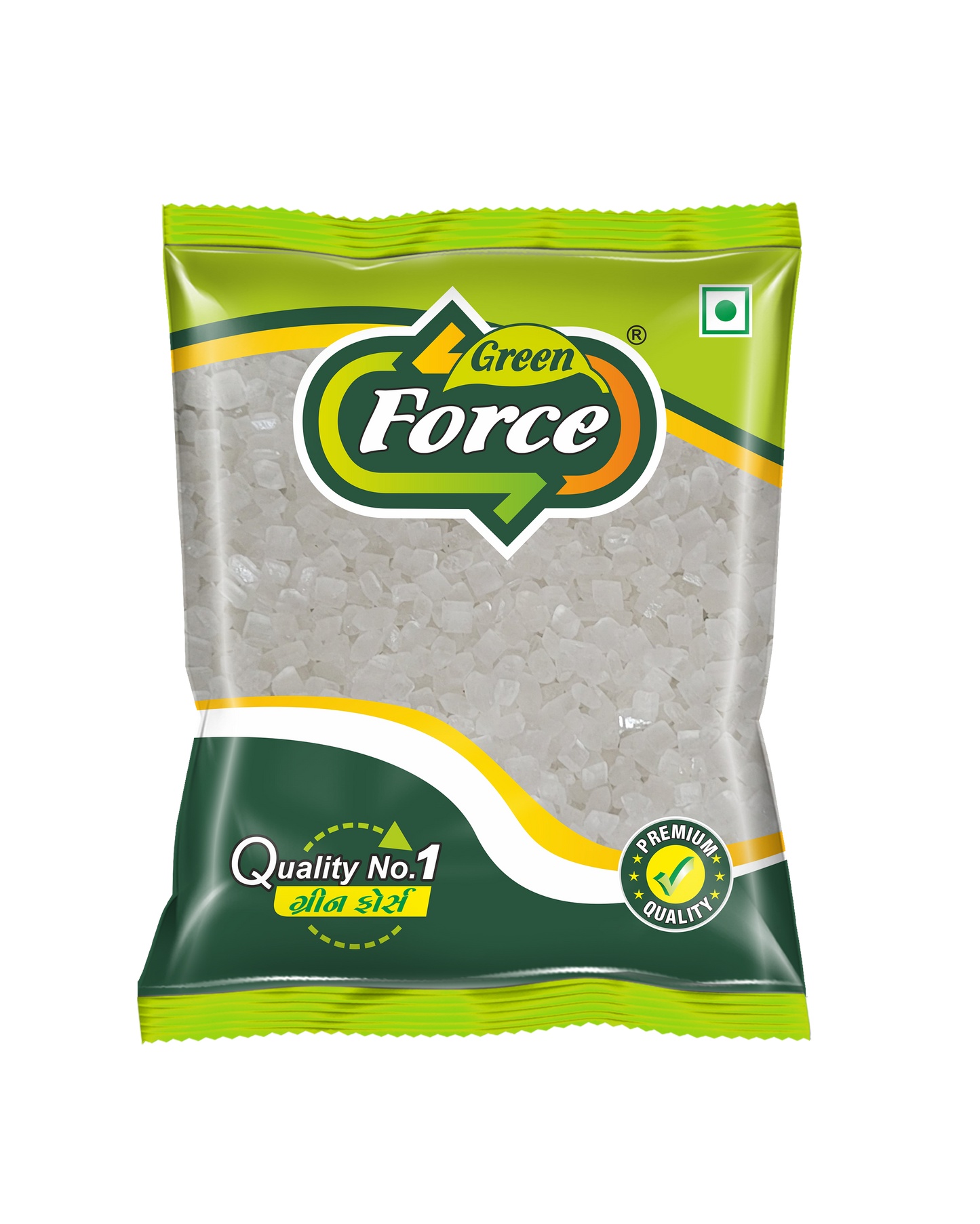 Crystal Sugar (ડાયમન્ડ સાકર) - Clear & Pure Sweet Crystals - Green Force Food Products