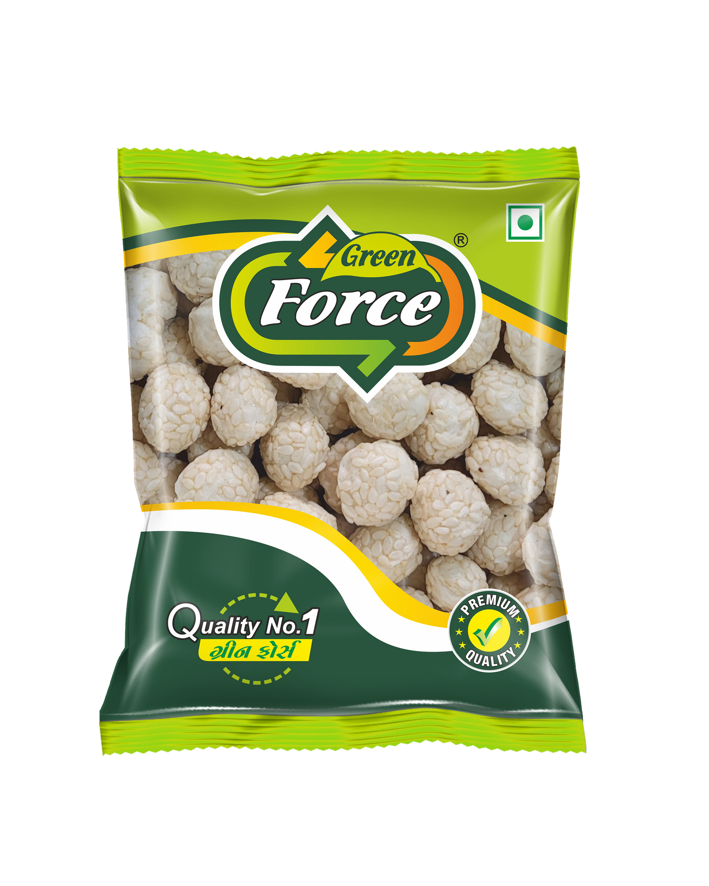 Rose Revdi (ગુલાબ રેવડી) - Sweet Sesame Treat with Rose Flavor - Green Force Food Products