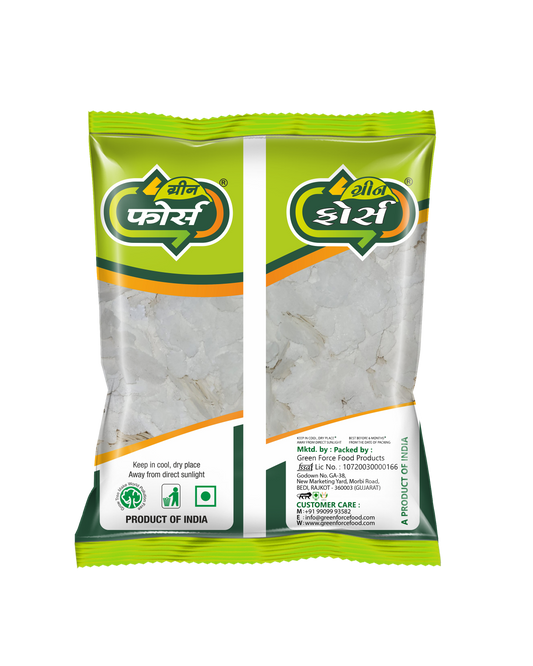 Flakes Rice for Roast (શેકવાના પૌવા) - Crunchy & Healthy Roasting Choice - Green Force Food Products
