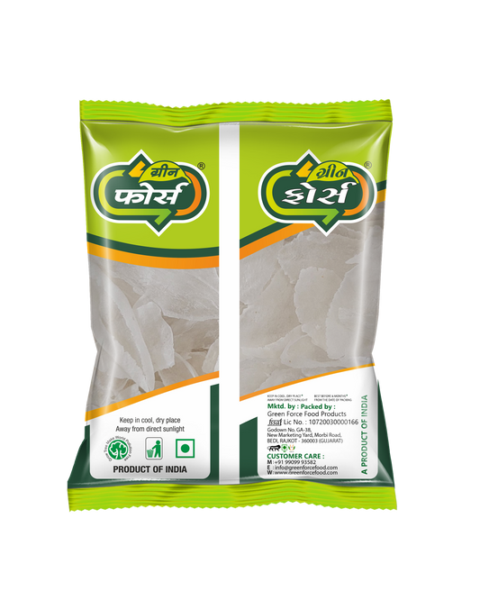 Sago Flakes (સાબુદાણા પૌવા) - Light, Crispy & Fasting Friendly - Green Force Food Products