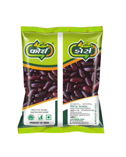Rajma Sharmili / Red Small Kidney Bean (શર્મિલી રાજમા) - Iron Rich & Heart Healthy - Green Force Food Products