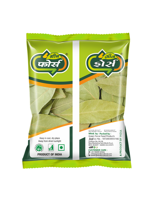Bay leaf / Tej Patta (તમાલ પત્ર) - Subtle Aroma & Rich Flavor - Green Force Food Products