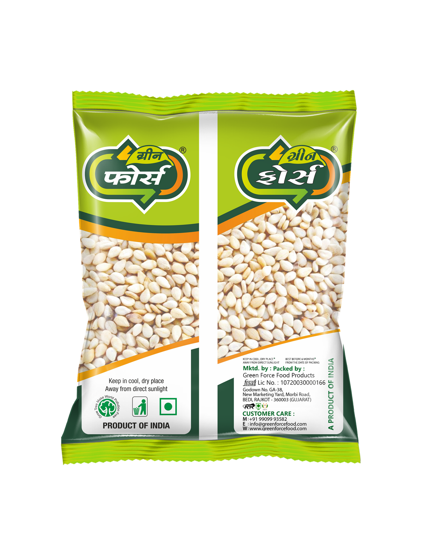 White Sesame (સફેદ તલ) - Rich in Calcium & Perfect for Sweets - Green Force Food Products