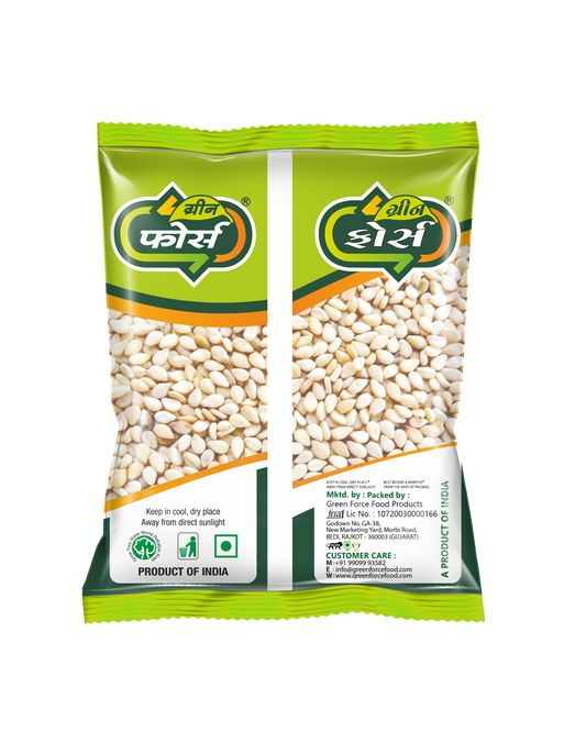 White Sesame (સફેદ તલ) - Rich in Calcium & Perfect for Sweets - Green Force Food Products