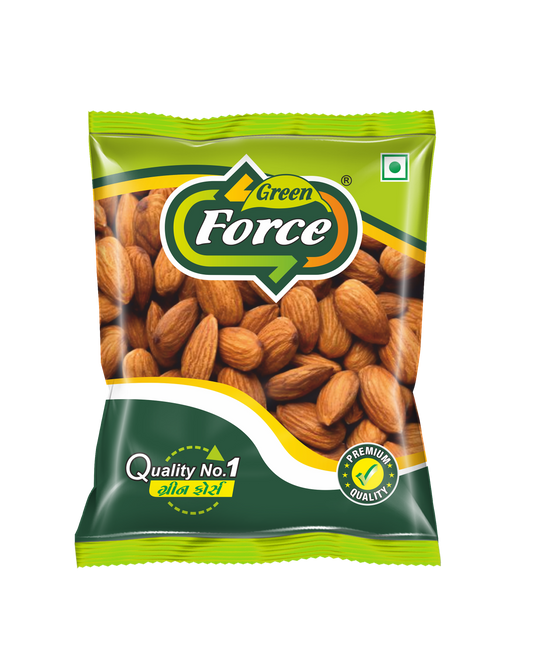 Almond (બદામ) - Protein Rich & Heart Healthy - Green Force Food Products