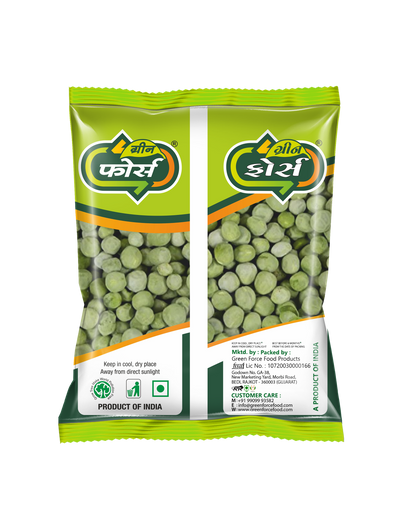 Vatana Green / Green Peas (લીલા વટાણા) - Rich in Fiber & Plant Protein - Green Force Food Products