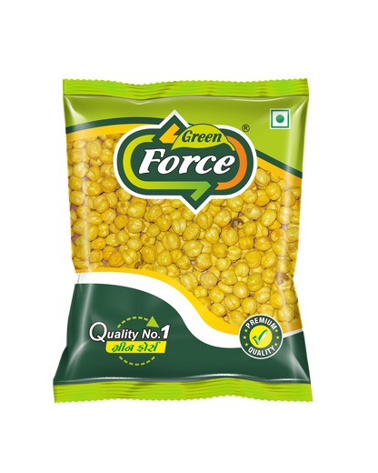 Turmeric & Black Salt Gram (હળદર સંચર ફોલવા દાળીયા) - Tangy, Spicy & Digestive
