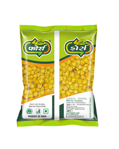 Turmeric & Black Salt Gram (હળદર સંચર ફોલવા દાળીયા) - Tangy, Spicy & Digestive