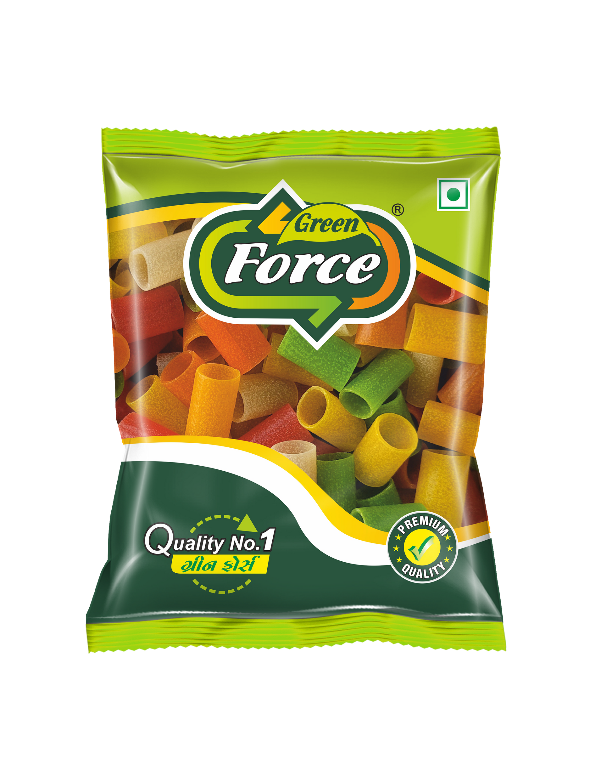 Fryums Colour Medium (પાઈપ કલર મીડીયમ) - Tasty, Crispy & Bright