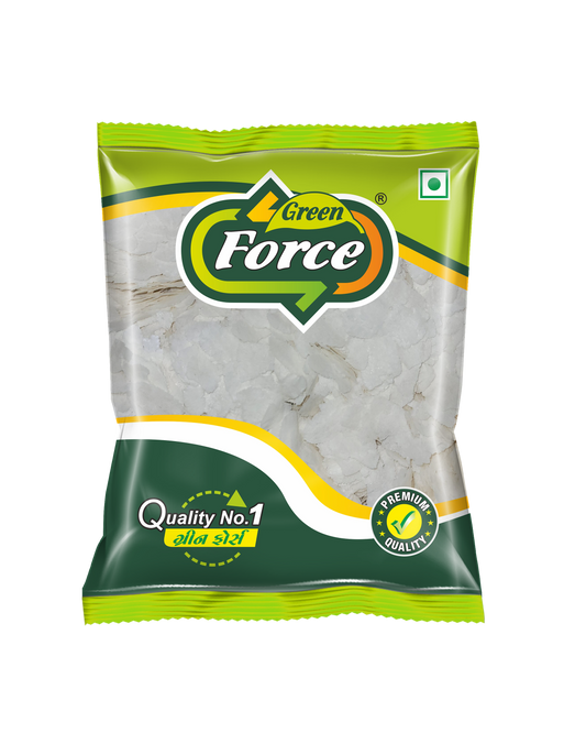 Flakes Rice for Roast (શેકવાના પૌવા) - Crunchy & Healthy Roasting Choice - Green Force Food Products